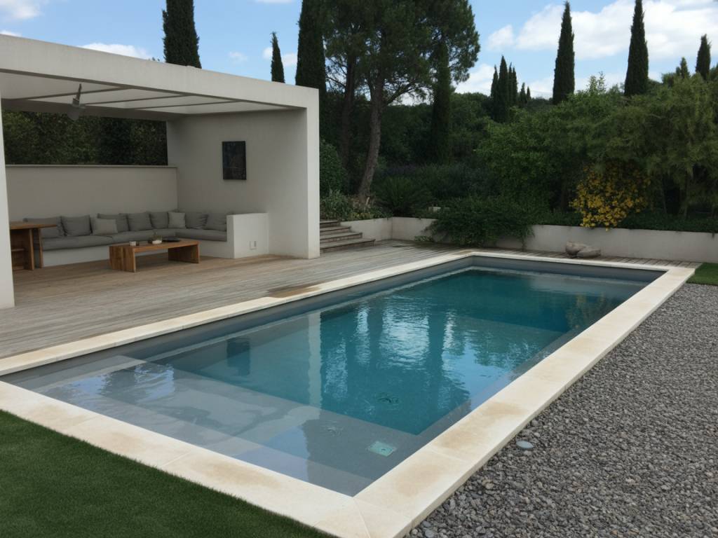 Les nouvelles tendances de piscines contemporaines aux lignes épurées pour sublimer un jardin design