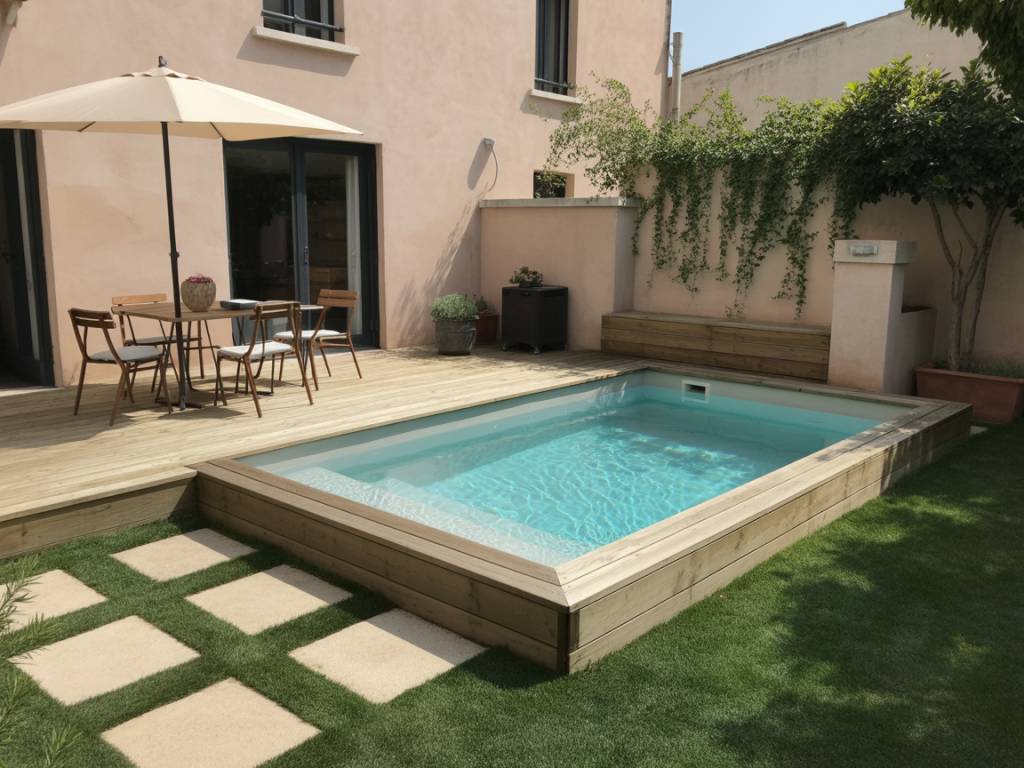 Intégrer une piscine dans un petit jardin urbain sans compromettre le design ni la circulation