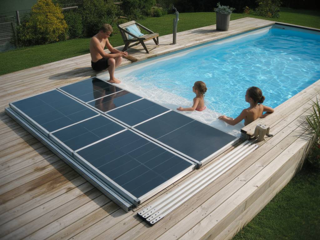 Panneaux solaires et couvertures thermiques : optimiser le chauffage de sa piscine tout en réduisant les coûts